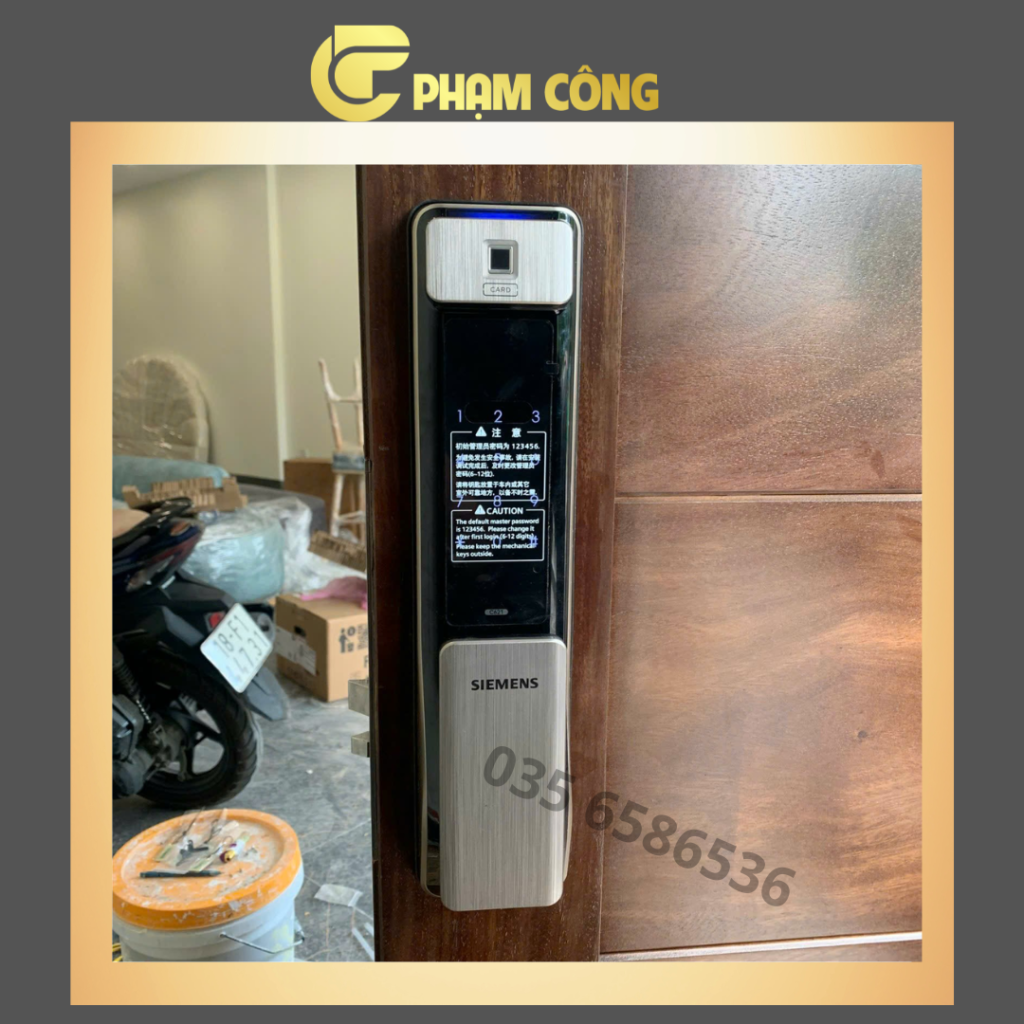 KHÓA VÂN TAY SIEMENS C621 SILVER 9