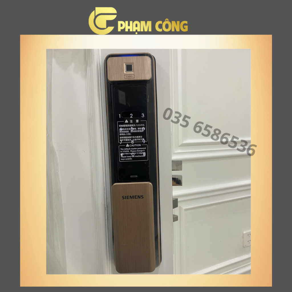 KHÓA VÂN TAY SIEMENS C621 SILVER 11
