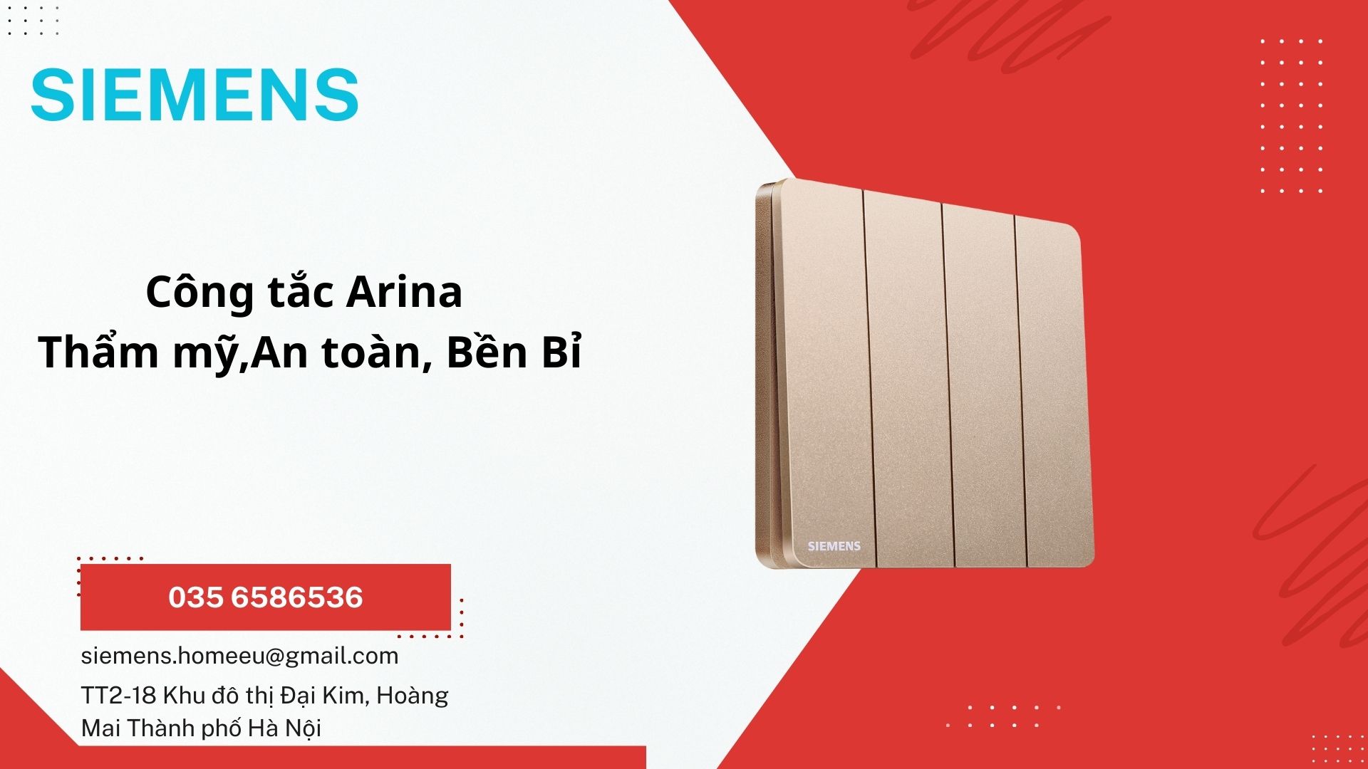 Catalogue Công tắc ổ cắm siemens 2025 mới nhất