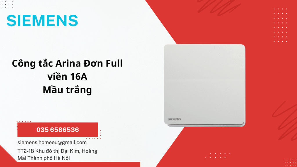 Công tắc Arina Full Tràn Viền