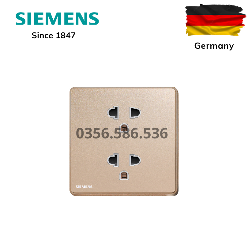 Ổ Cắm Siemens Arina Gold Champagne