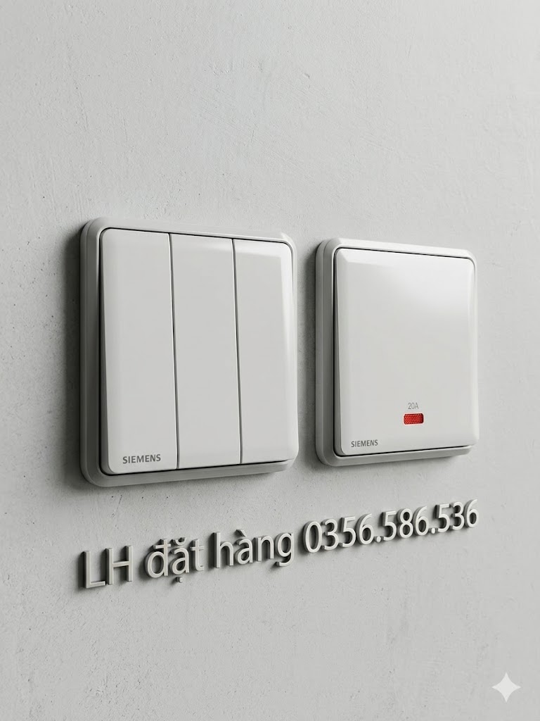 Công Tắc Siemens Seata Trắng