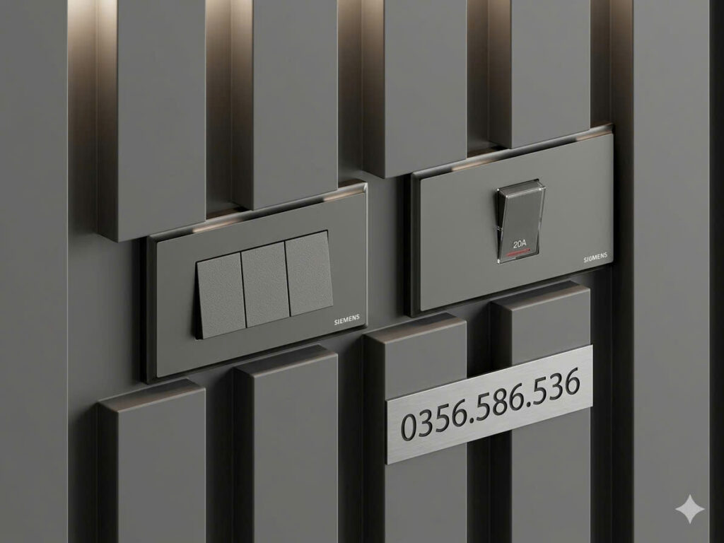 Công Tắc Siemens Relfa 120 Xám