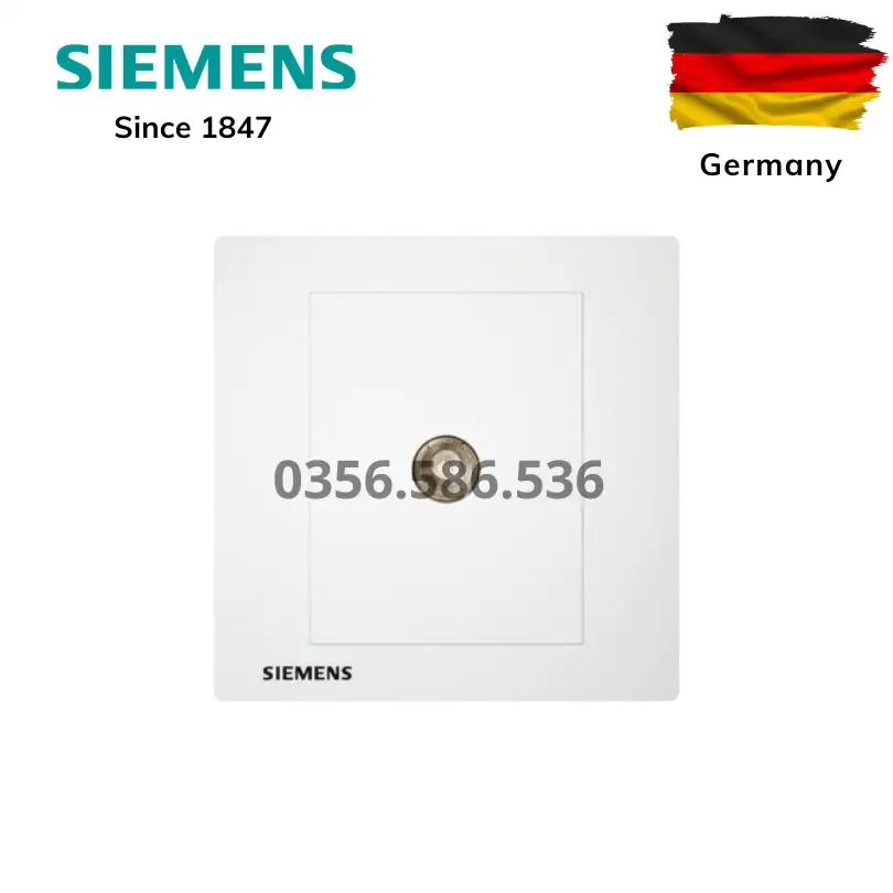 Ổ Cắm TV Màu trắng Siemens RELFA
