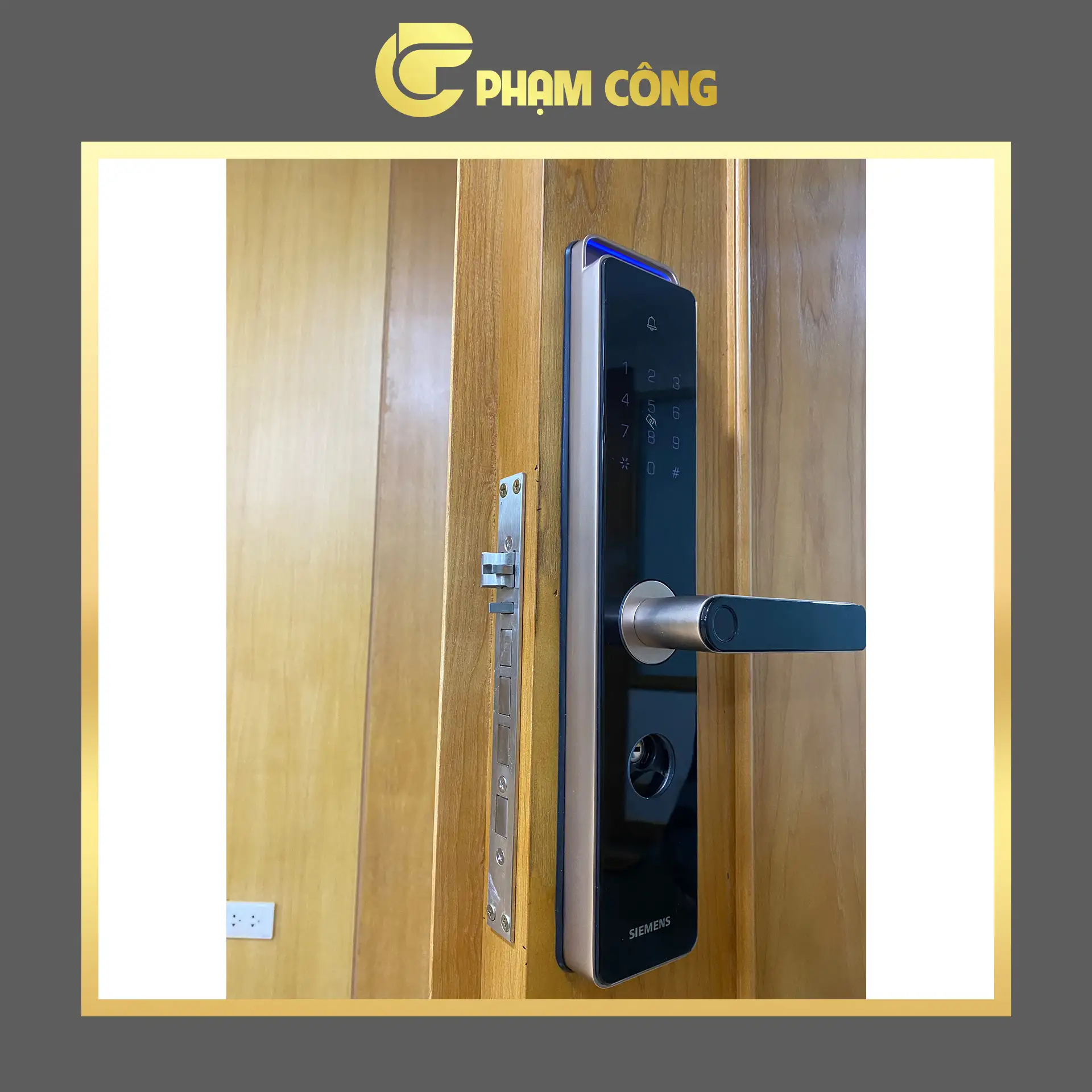 KHÓA ĐIỆN TỬ SIEMENS E327 Gold - Ảnh 7