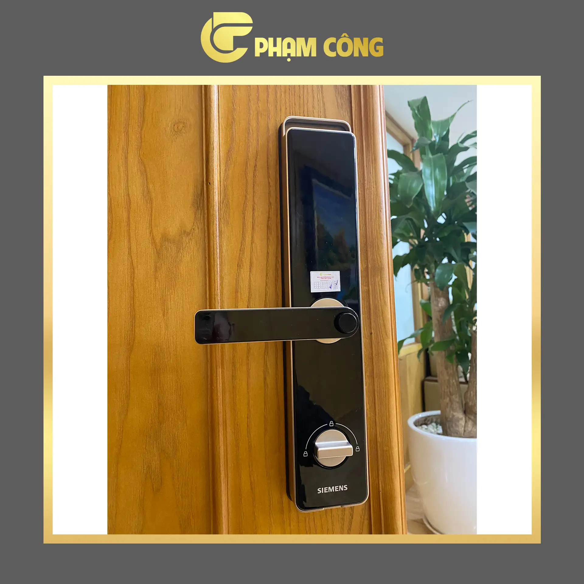 KHÓA ĐIỆN TỬ SIEMENS E327 Gold - Ảnh 5