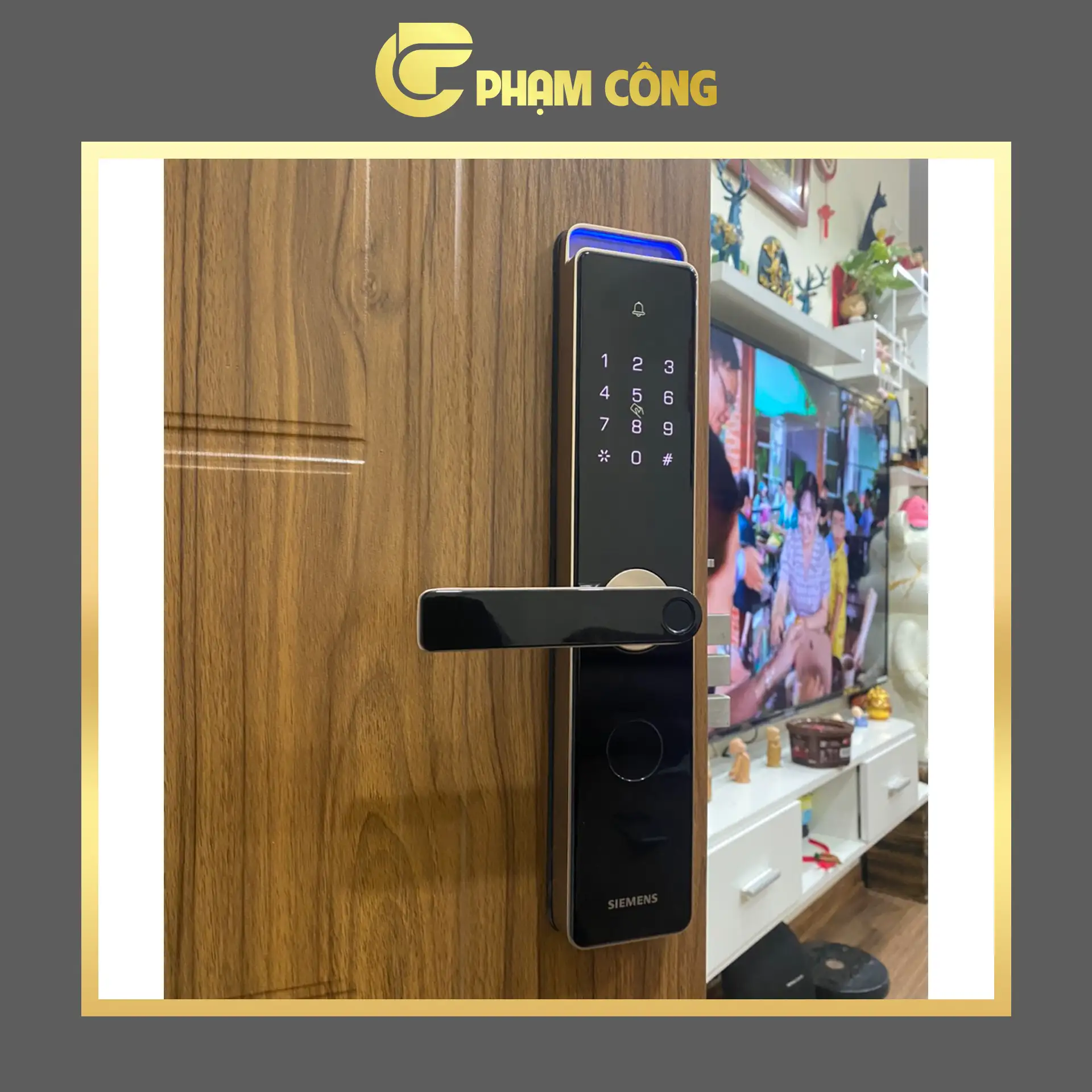 KHÓA ĐIỆN TỬ SIEMENS E327 Gold - Ảnh 4