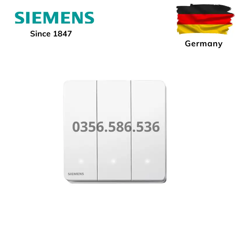 Công Tắc Ba Siemens 2 Chiều Có Đèn Led Arina