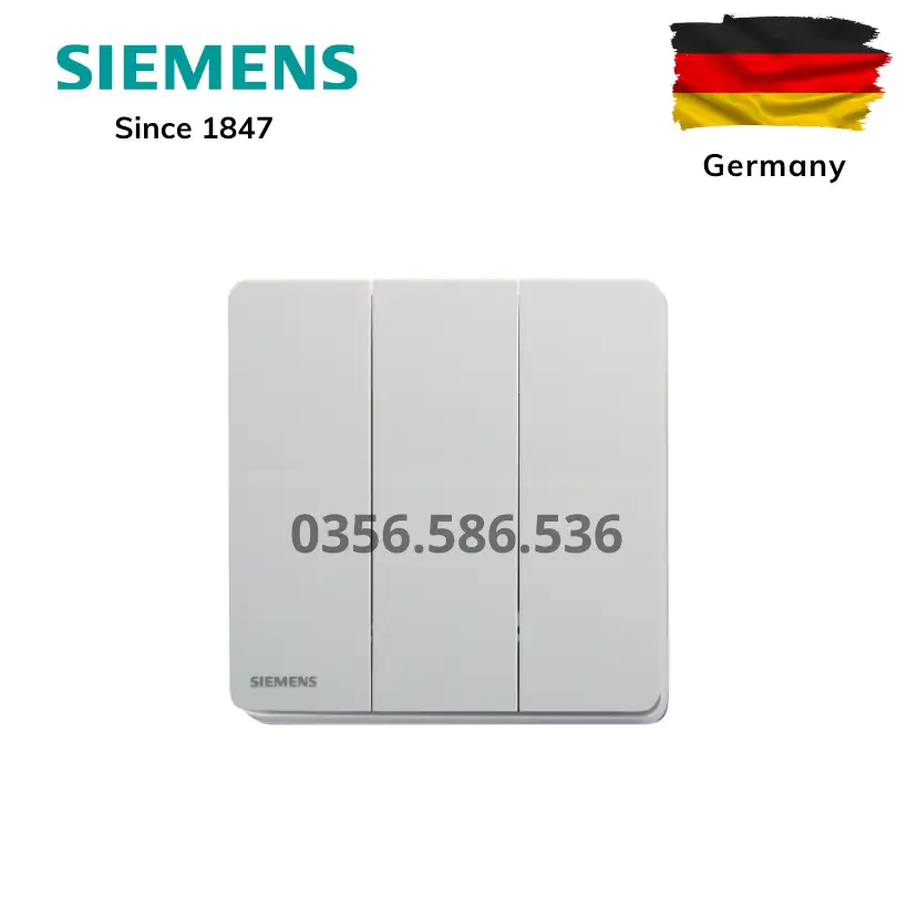 Công Tắc Ba Siemens Arina 1 Chiều