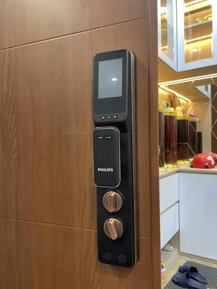Khóa vân tay cửa gỗ cao cấp PHILIPS DDL303-VP - Ảnh 3