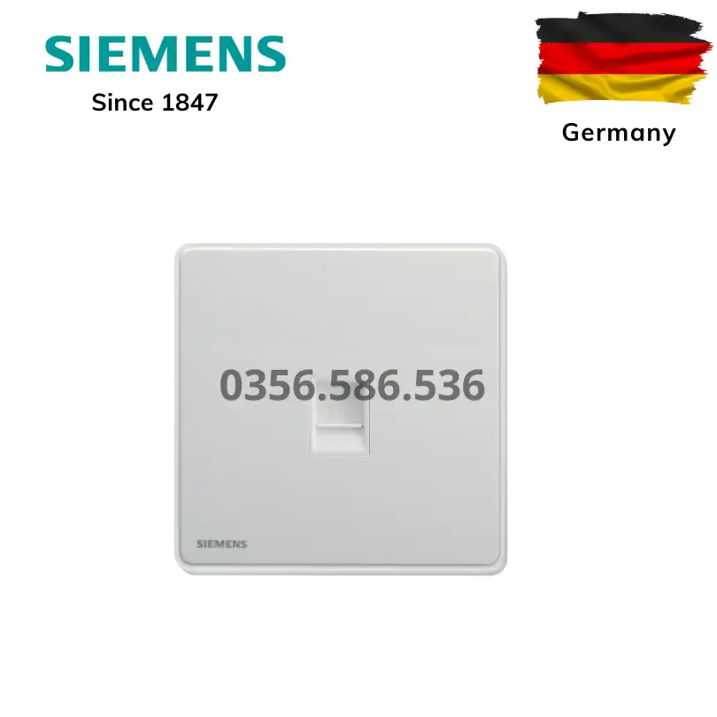 Ổ Cắm Siemens Arina Mạng Đơn RJ45 Cat6