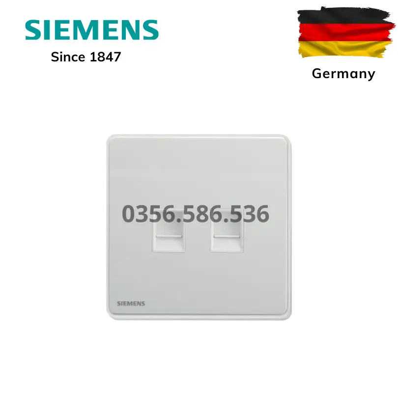 Ổ Cắm Điện Thoại Đôi Siemens ARINA RJ11