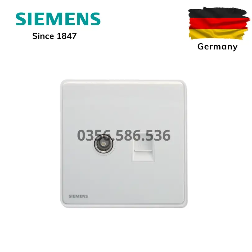 Ổ Cắm Siemens ARINA TV Mạng RJ45 Cat5e