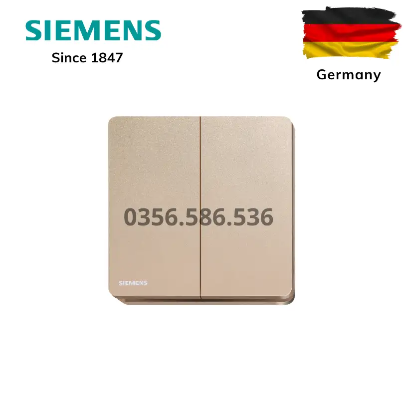Công Tắc Đôi 2 Chiều LED Siemens ARINA