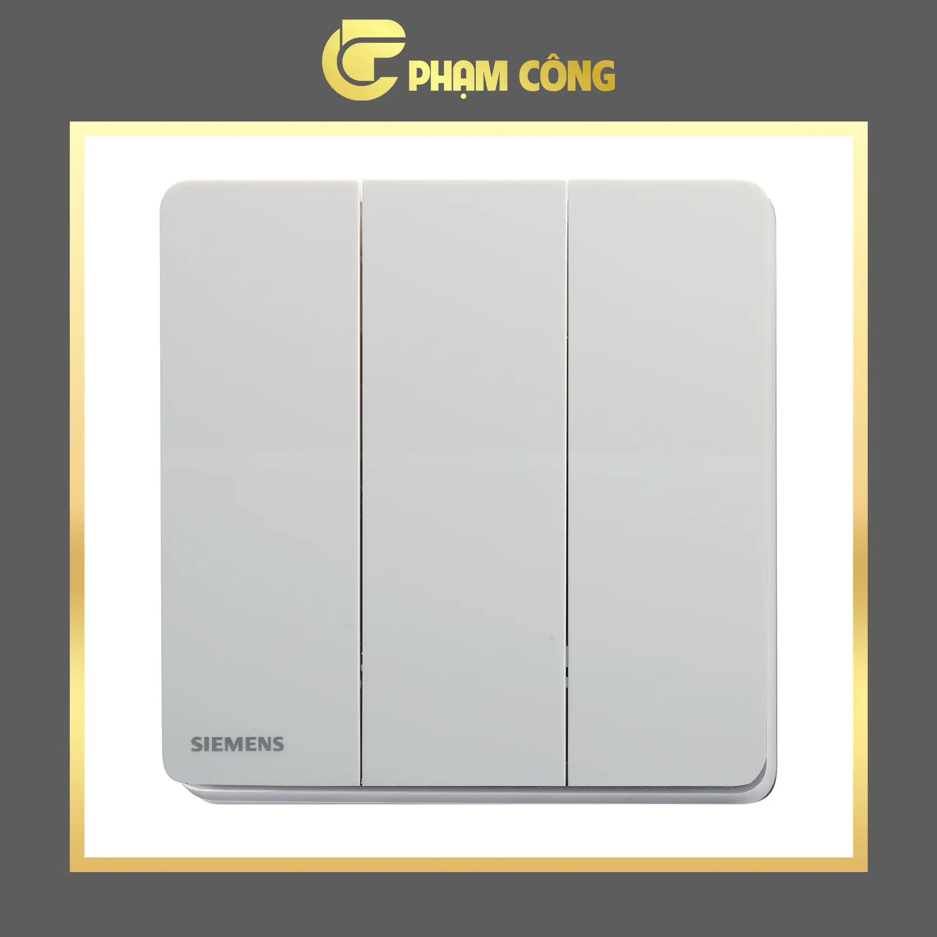 Alternative view of Công Tắc Ba Siemens Arina 2 Chiều