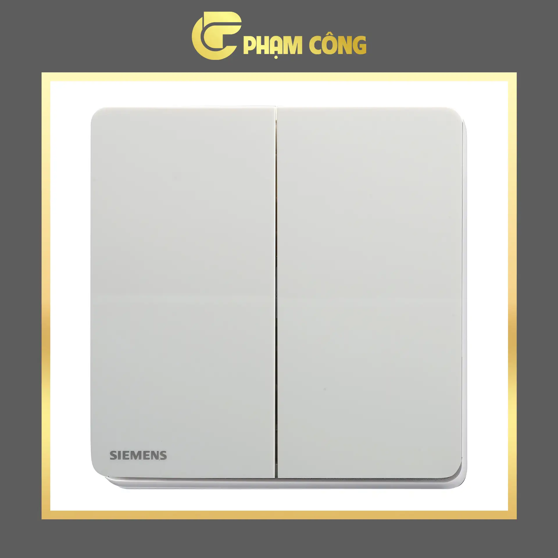 Alternative view of Công Tắc Đôi Siemens Arina 1 Chiều