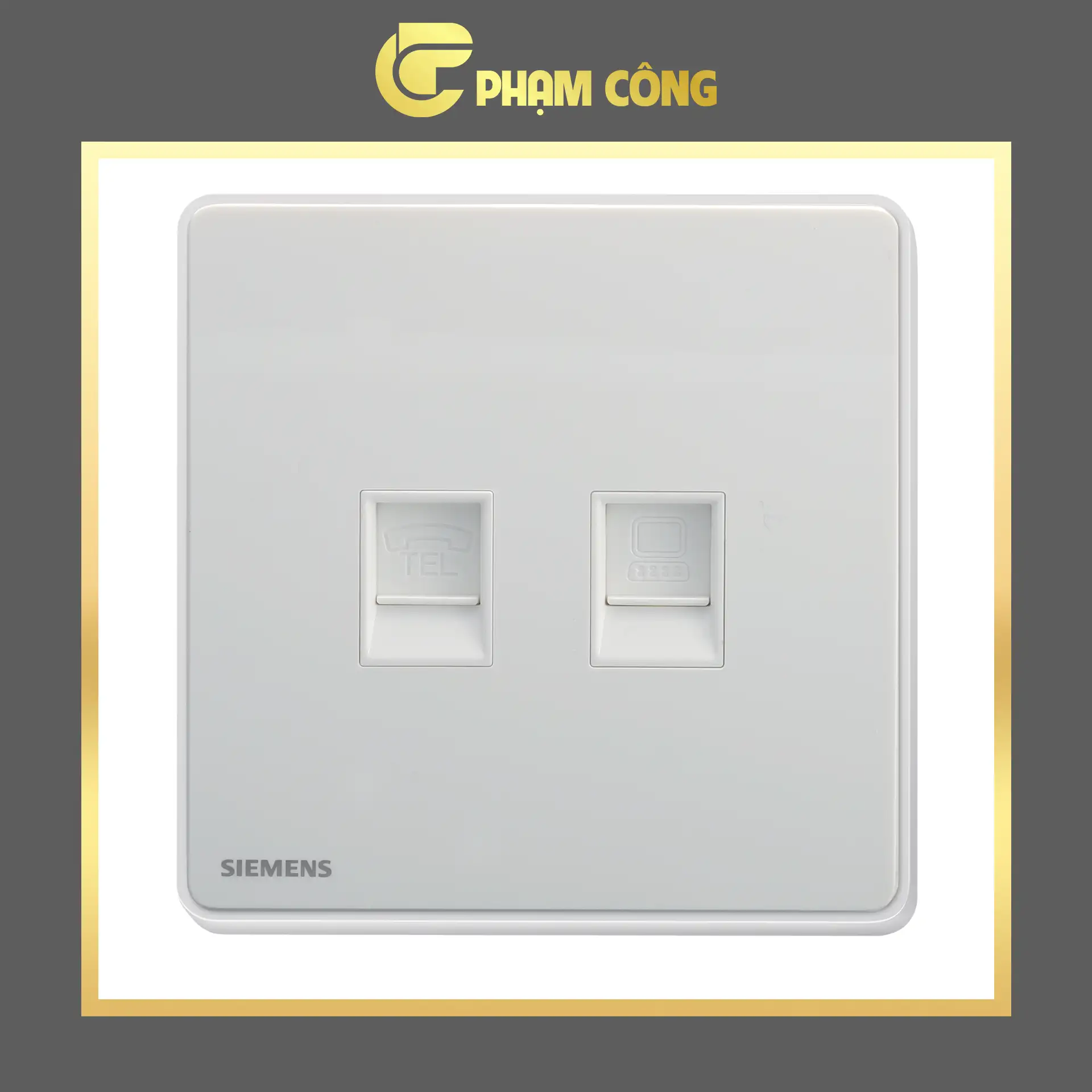 Ổ Cắm Điện Thoại Đôi Siemens ARINA RJ11 - Ảnh 3