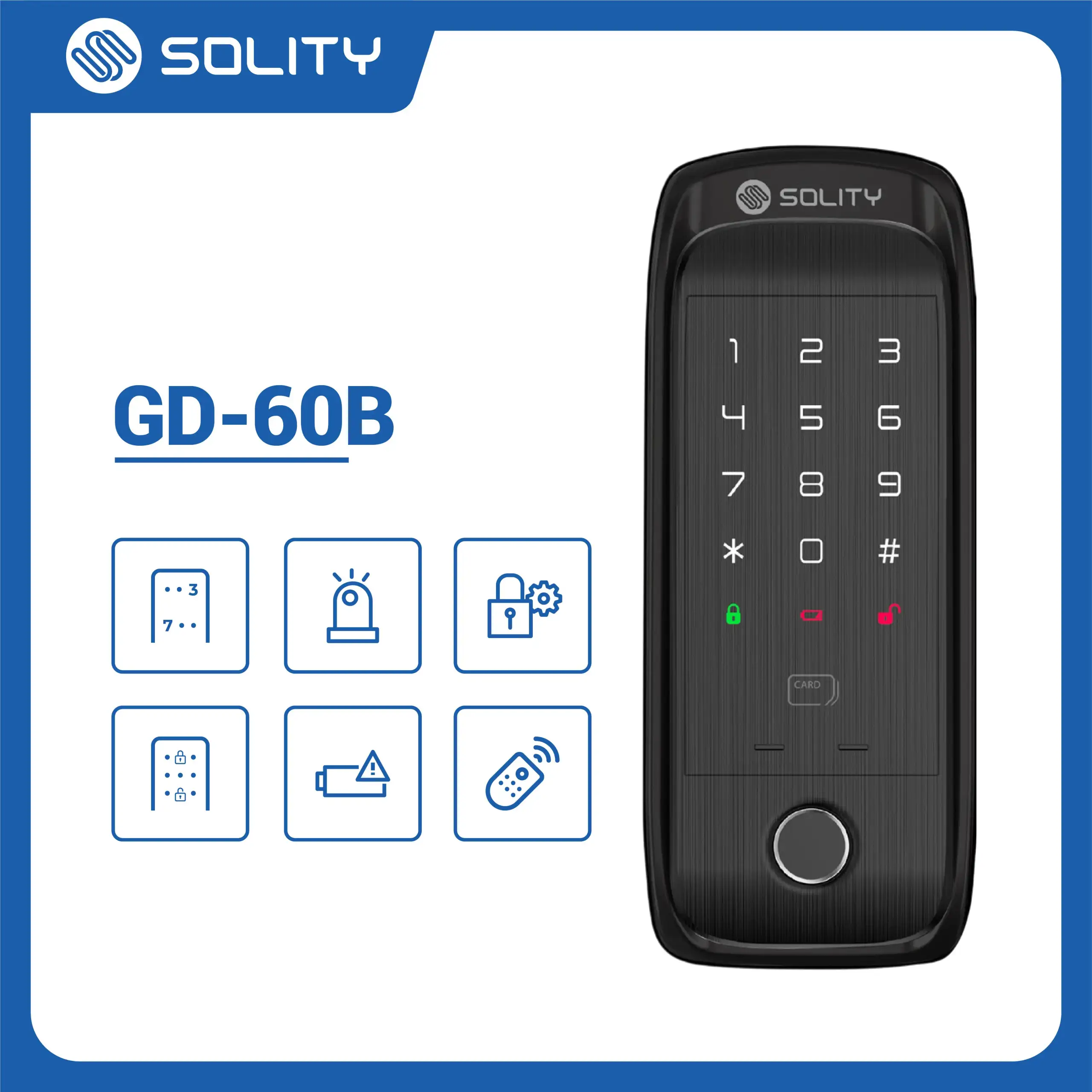 Khóa vân tay Solity GA-60BH