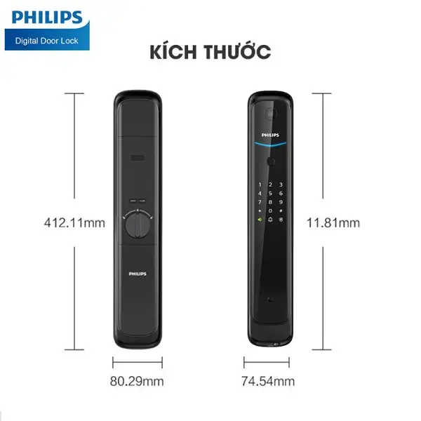 Alternative view of Khóa PHILIPS DDL702E