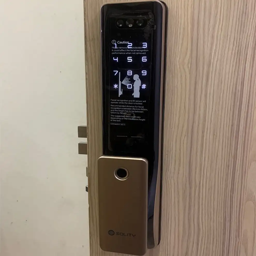 Khóa Diện Khuôn Mặt Solity GP-6000BAK - Ảnh 4
