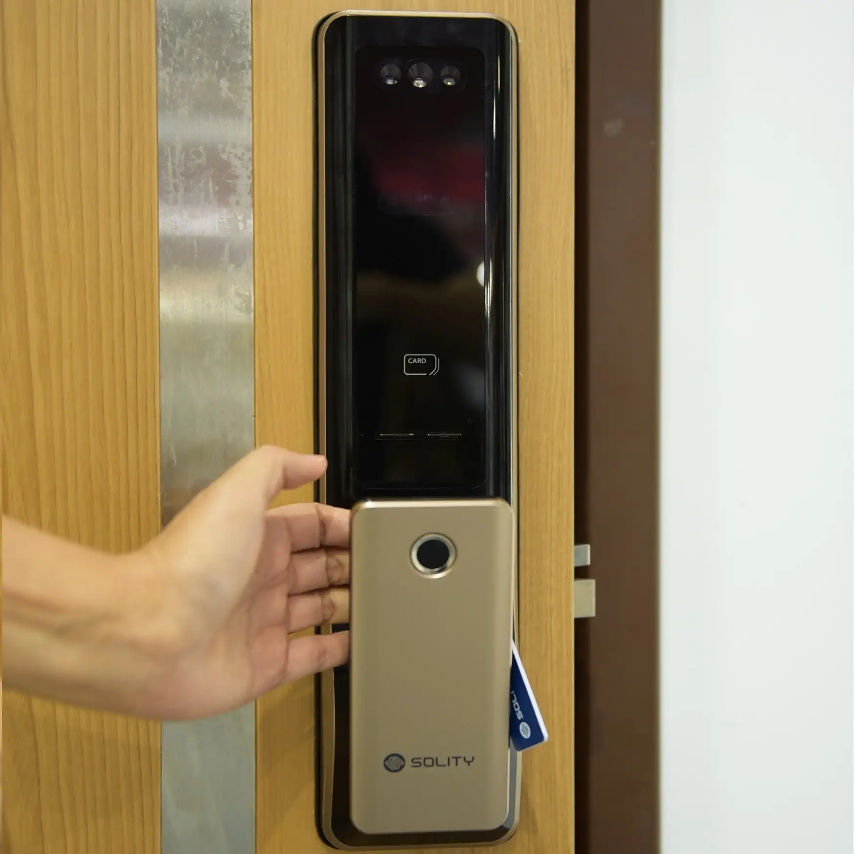 Khóa Diện Khuôn Mặt Solity GP-6000BAK - Ảnh 6